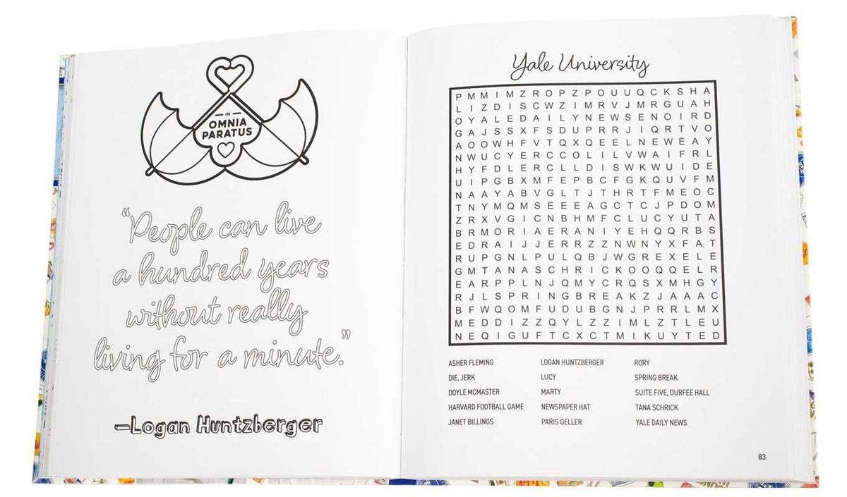 Gilmore Girls Word Search, Quips, Quotes and Coloring Book