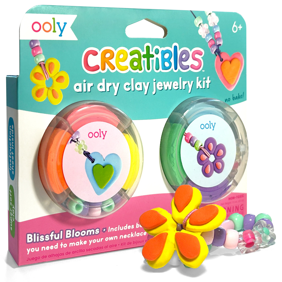 Creatibles: Air Dry Clay Jewelry Kit - Blissful Blooms (Set