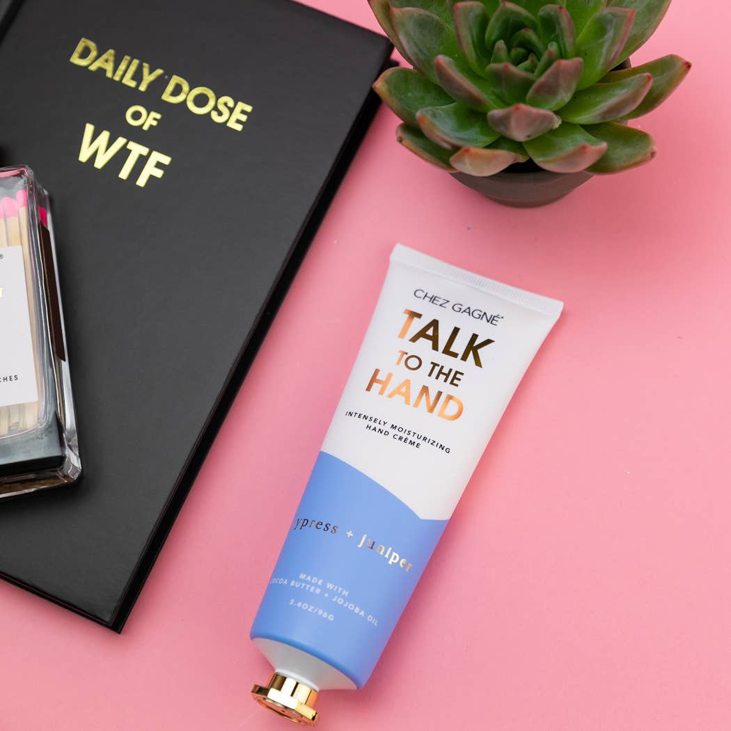 Talk to the Hand Cypress + Juniper Hand Cream