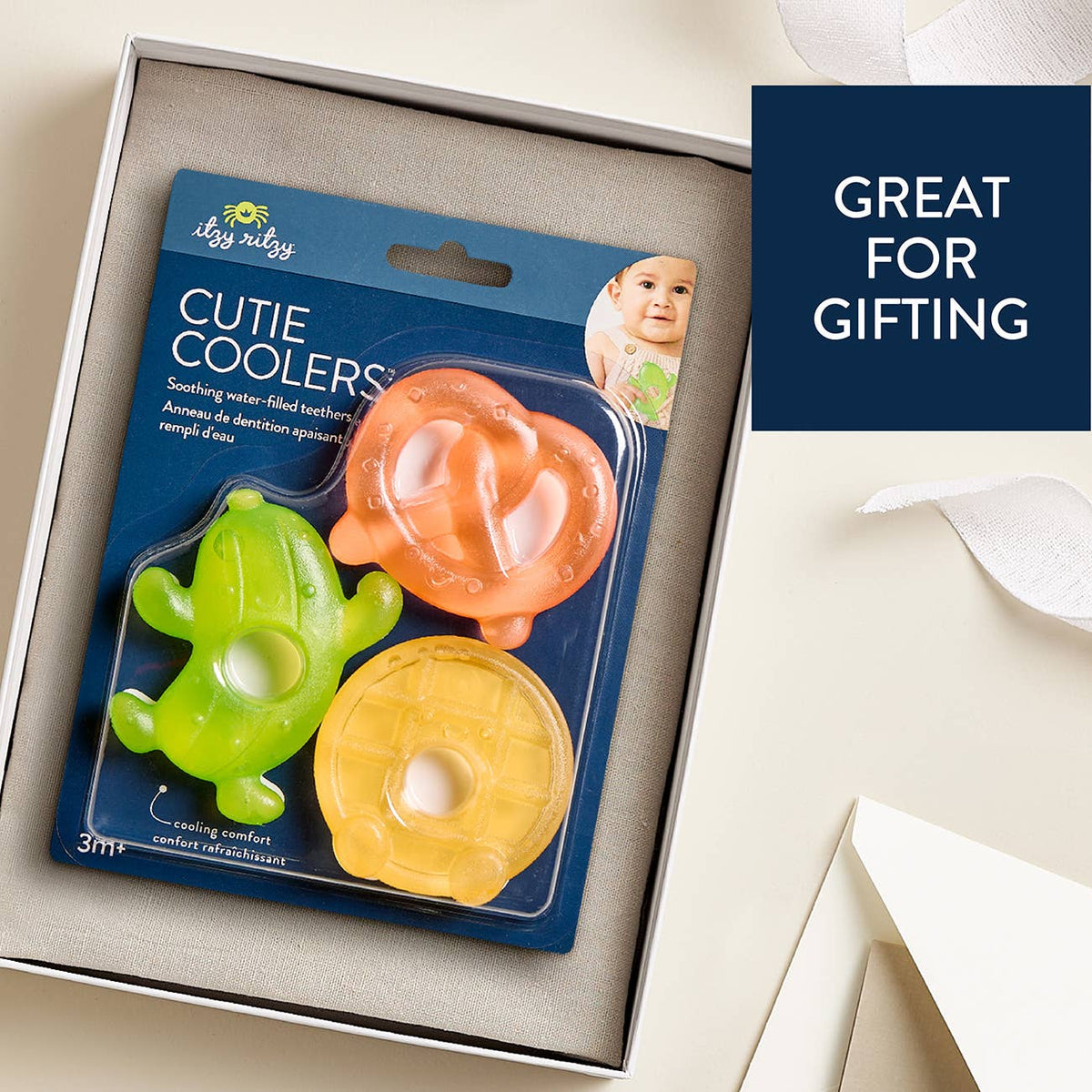 Cutie Coolers™ Water Filled Teethers (3-pack) - Silly Foods