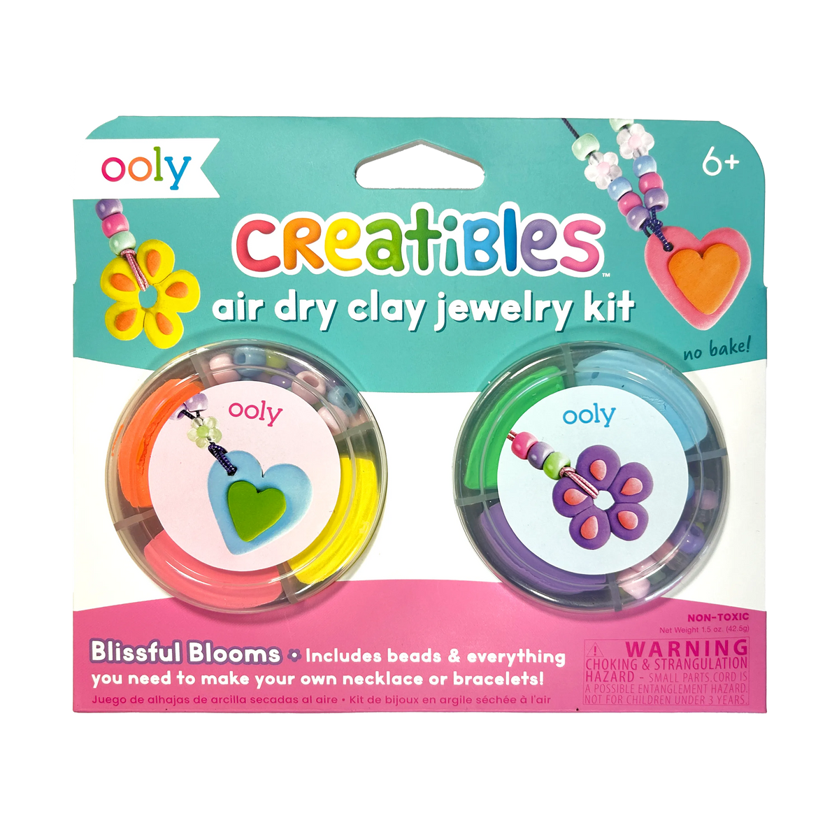 Creatibles: Air Dry Clay Jewelry Kit - Blissful Blooms (Set