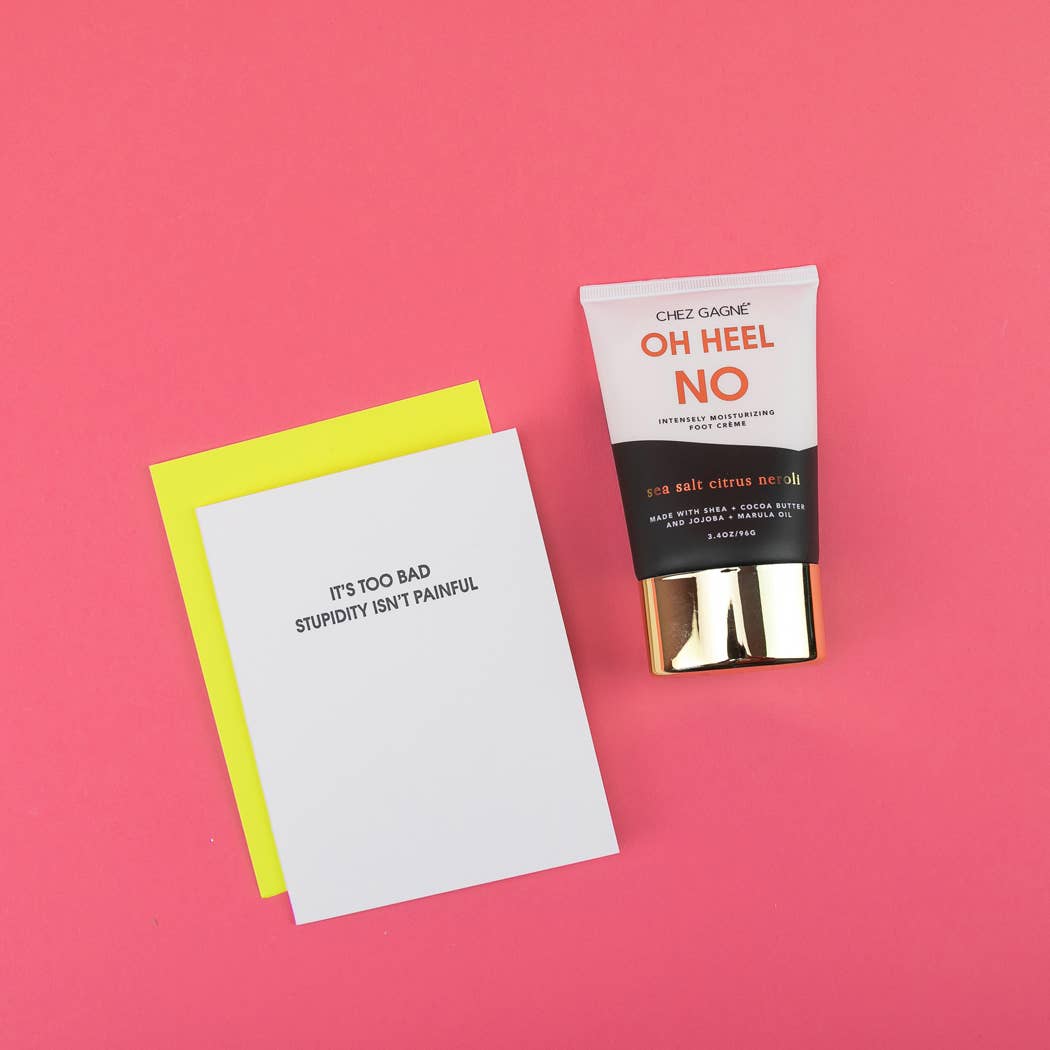 Oh Heel No - Clean + Foot Crème - Sea Salt Citrus + Neroli - 3.4oz