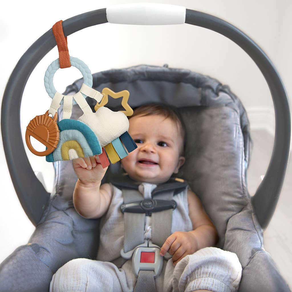 Bitzy Busy Ring™ Teething Activity Toy - Veggie