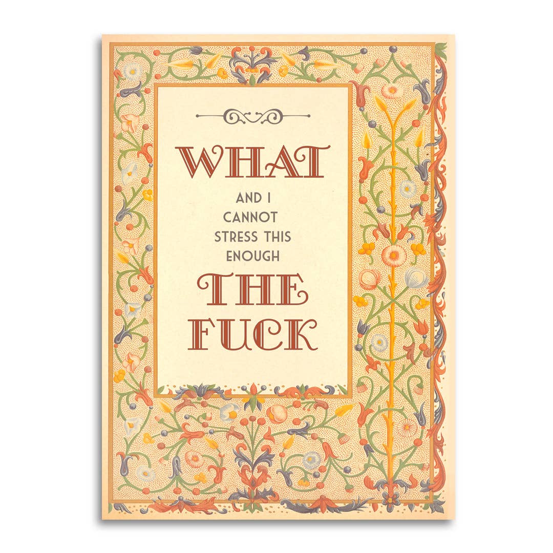 What The Fuck Sympathy Card