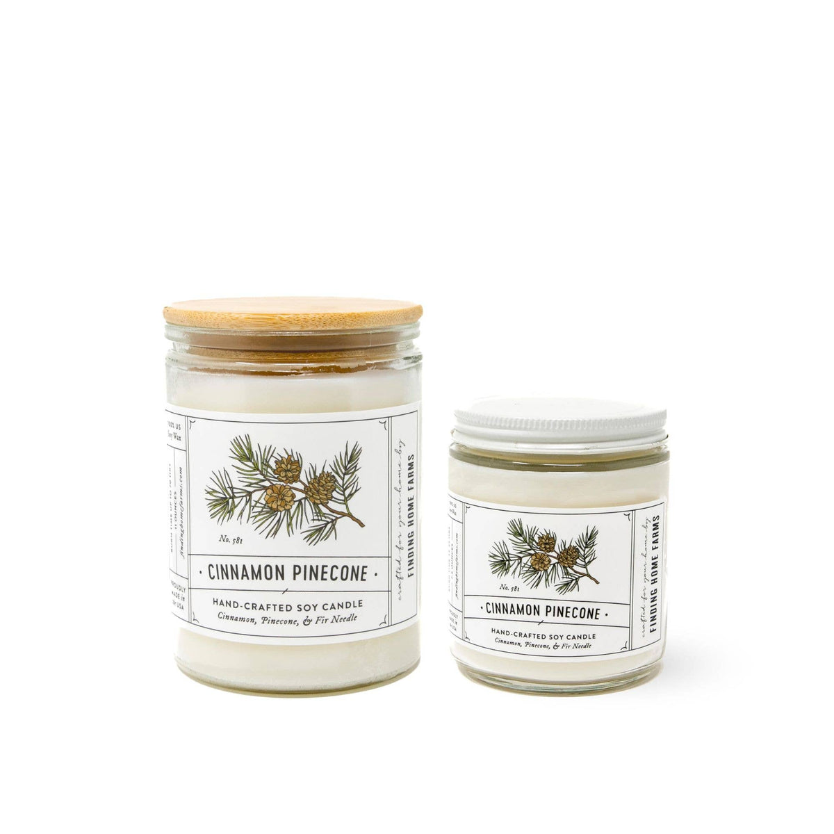 Cinnamon Pinecone Soy Candle