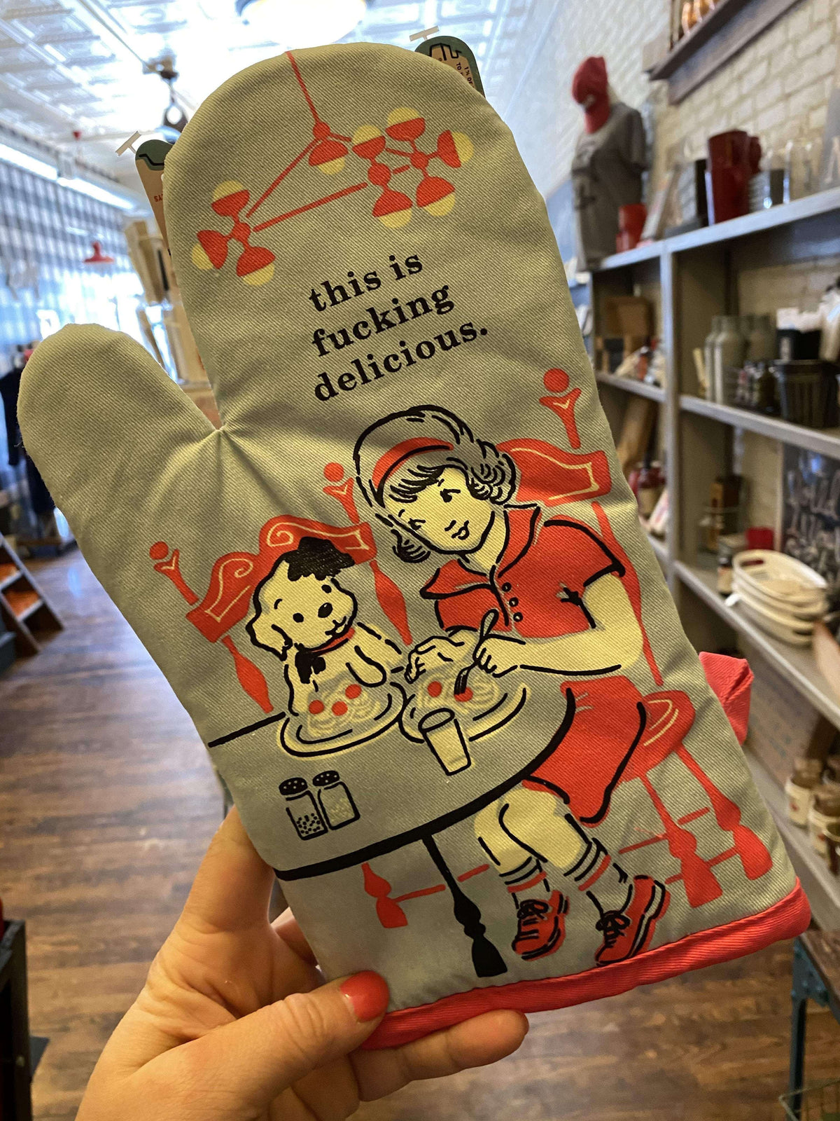 F*cking Delicious Oven Mitt